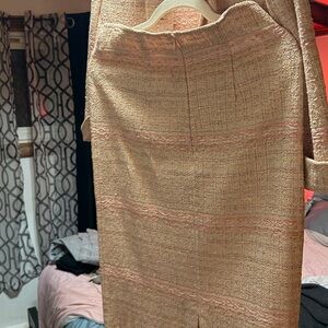 St. John Blush Multi Skirt Set